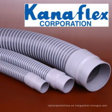 Kanaflex de peso ligero y tubo flexible de PVC flexible de aire. Hecho en Japón (manguera de conducto)
